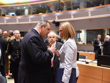 Ευχολόγια Φ. Μογκερίνι για λύση στο θέμα των δύο Ελλήνων αιχμαλώτων στην Τουρκία